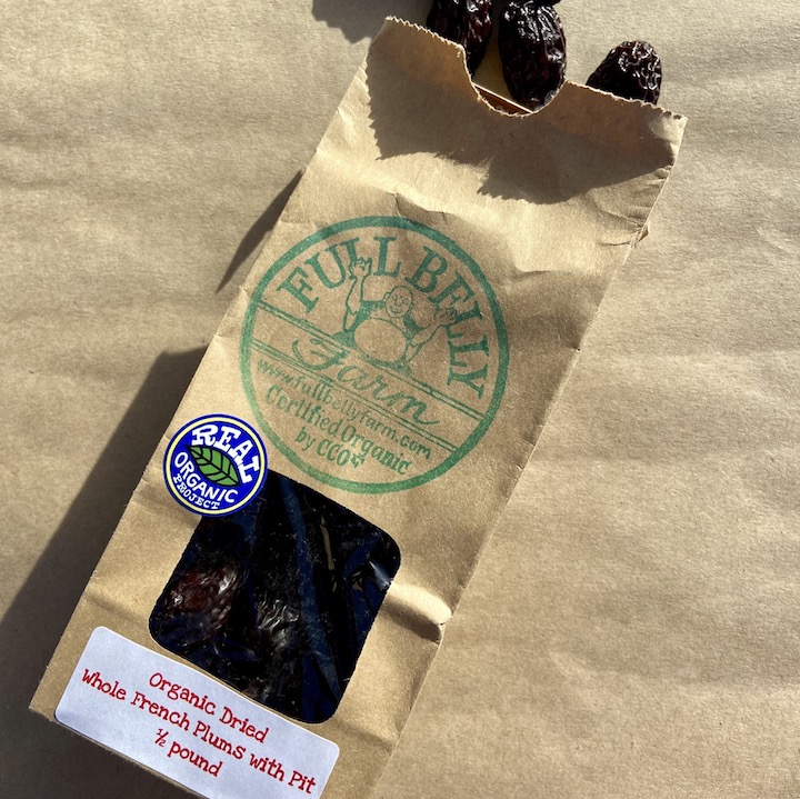 Dried French Prunes with Pit - 1/2lb