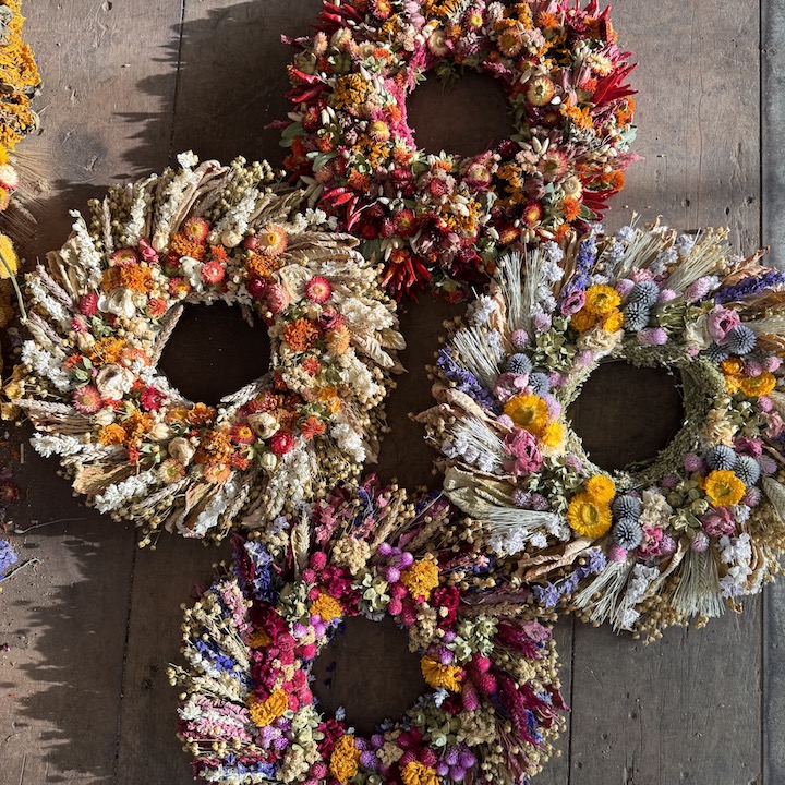 Dried Floral Wreath - For Shipping
